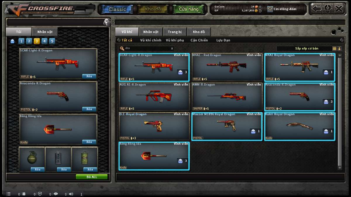 shop acc cf uy tin gia re